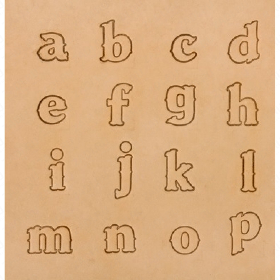 Набор штампов Алфавит IVAN арт.  8131-02  19мм