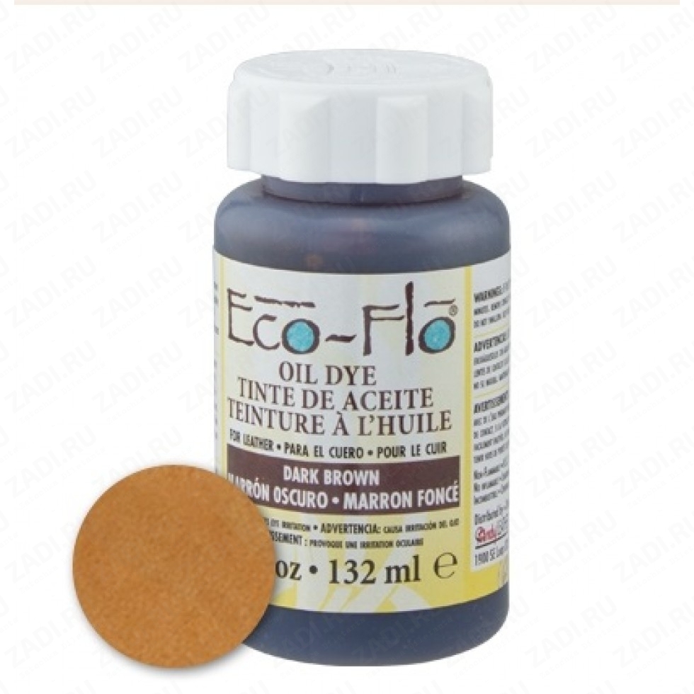 Eco-Flo Oil Dye (Wheat,Saddle Tan,Black, Dk. Brown, Lt. Brown) 130ml