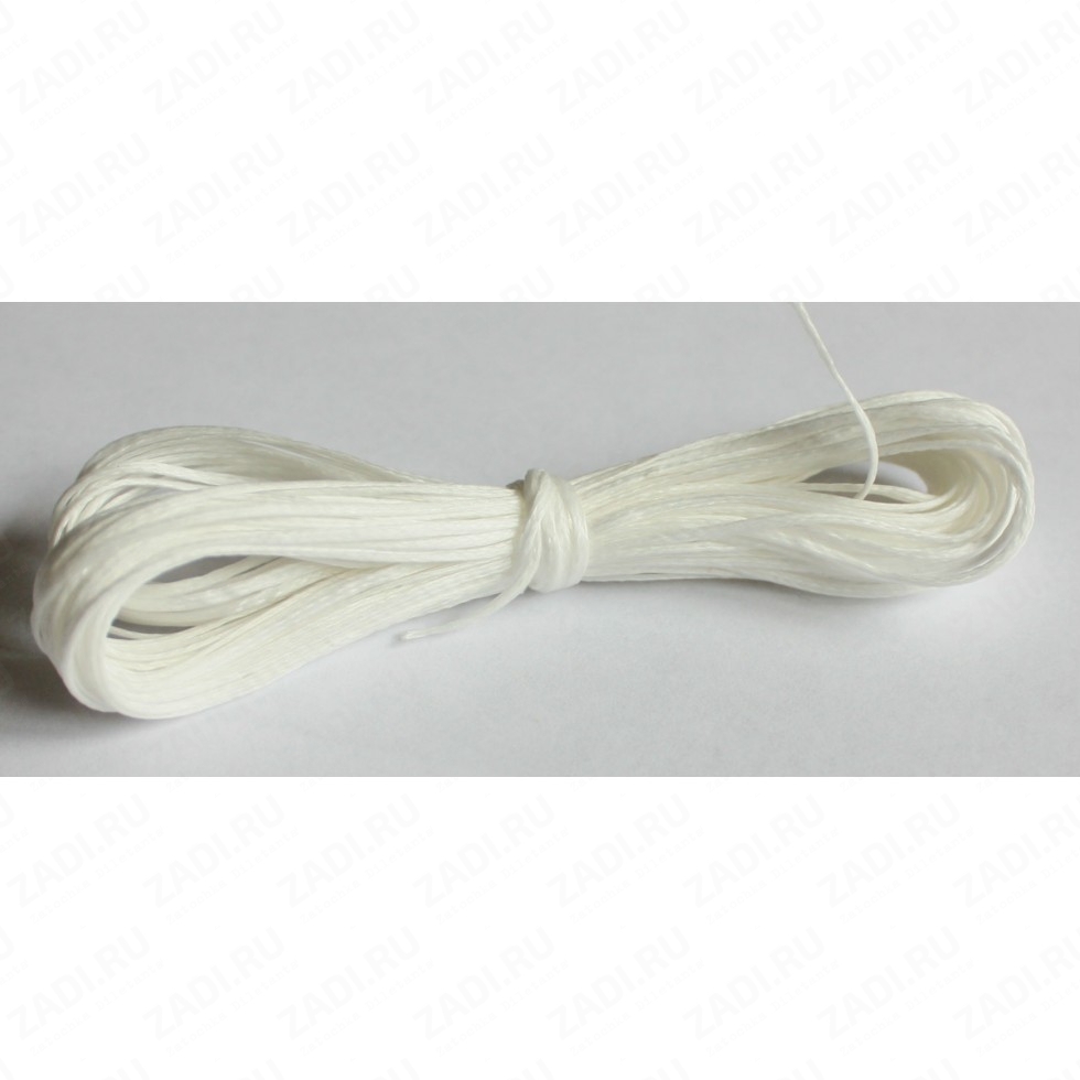 Нить плетенная (вощеная) белая NIP459 0,8мм  10м