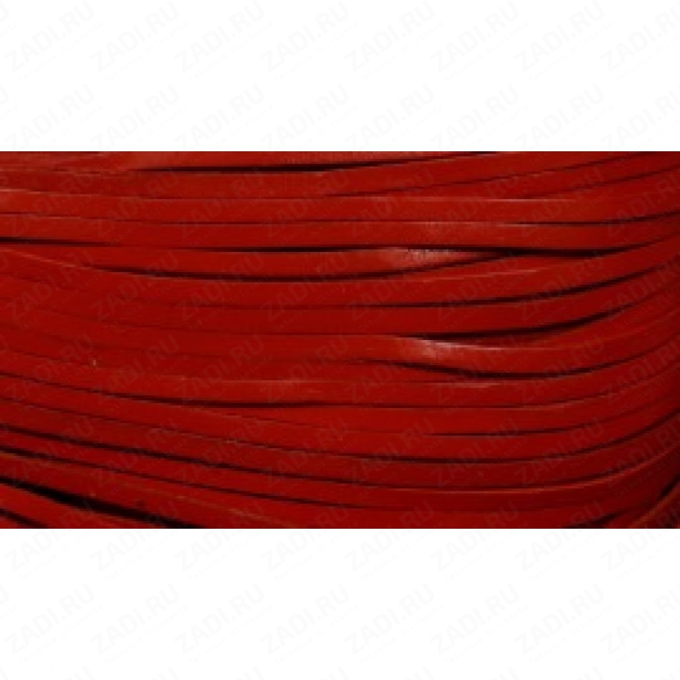 Лента кожаная 1х3мм (красный) L96